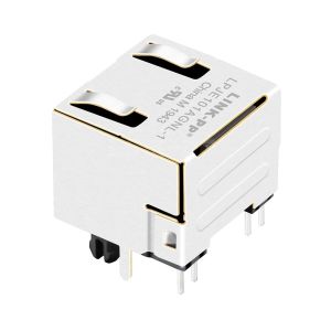 LPJE101AGNL-1 RJ45 Jack Without Magnetics Single Port Tab Up Yellow/Green LED