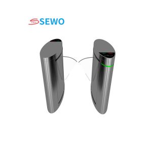 Brushless Flap Barrier Turnstile Gate Pedestrian Entrance Access Control System
