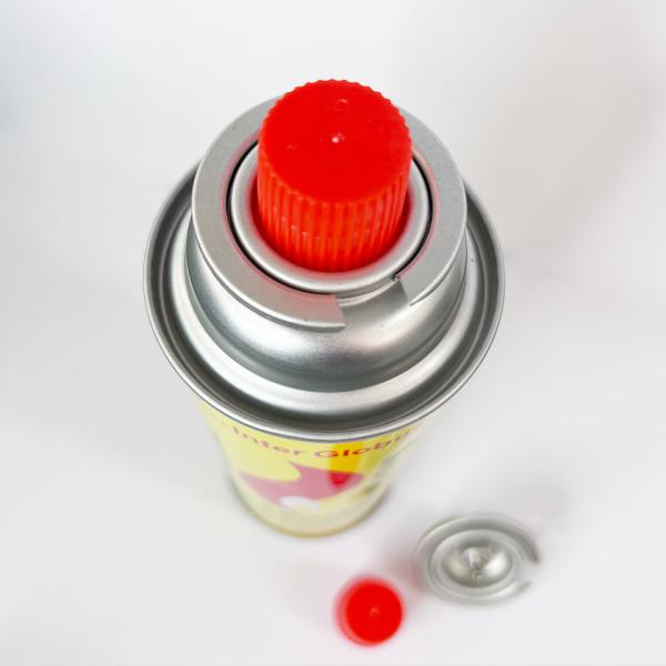 Quality CMYK Printing Mini 220g Butane Gas Cartridge For Camping Bbq wholesale