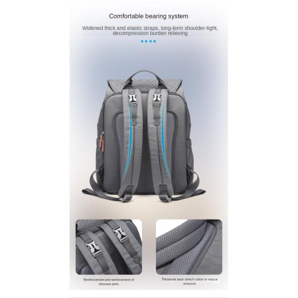 Polyester 600D Multifunctional Diaper Bag Backpack 1.12kg 10*30*13cm