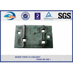 Railway Cast Iron Base Sole Rail road Plates Steel Tie Plate