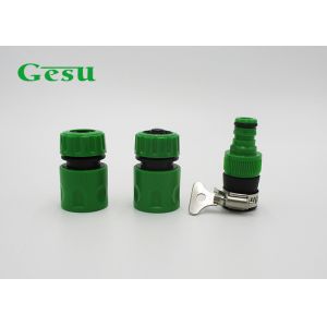 Cheap Plastic Universal Hose Pipe Tap Connector Set Green Color Easy To Assemble for sale