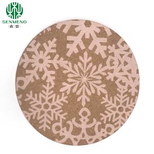 Natural Custom Size Resistant Eco Friendly Cork Coaster Cork Cup Mats