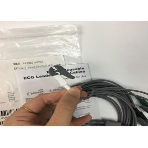 PHLIP Efficia Reusable 5 Lead ECG Cable IEC Limb For Adults