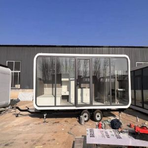 38 M2 Model E7 Solar Capsule House Modular Homes with 2 Bedroom/Kitchen/Bathroom