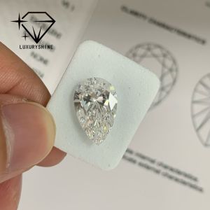 Lab Grown Pear Diamond VVS-VS Clarity D-F Color IGI Certified
