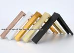 Metal Type Aluminium Wall Picture Frame Mouldings With Brushed Sides
