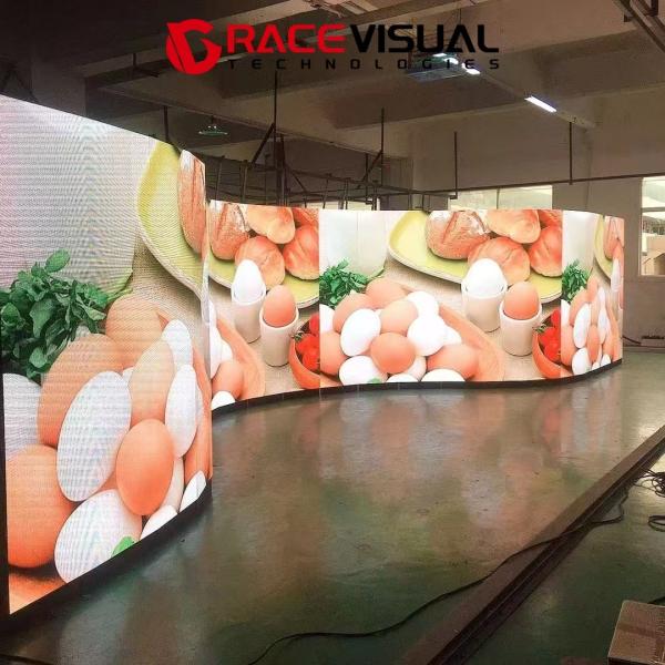 Quality Creative Design Flexibility Special-Shaped Indoor Advertising LED Display for Easy Transportation and Installation wholesale