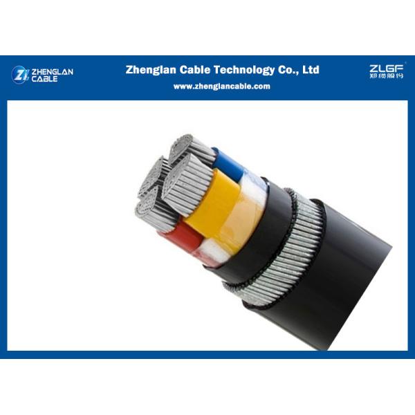 1.1kv Swa Armored Aluminum Low Voltage Power Cable Underground 4x25mm2 IEC60502