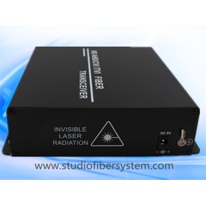 compact 8CH CVI video fiber transmitter and receiver for Dahua/Hikvision 1~5mp