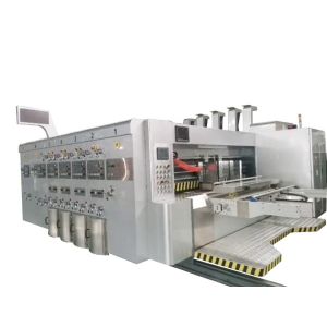 Auto Feeder 6 Colors Flexo Printer Slotter Machine For Corrugated Carton Box
