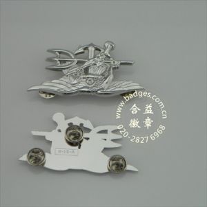 Cheap zinc alloy / nickel plating Shoulder badge JZ09 for sale