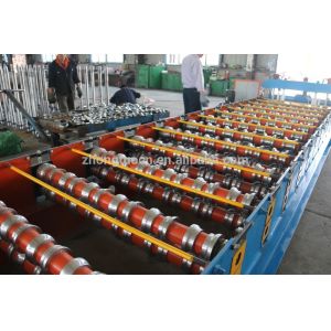 European Style Glazed Tile Machine For Partial Arc Color Steel Roof