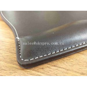 Custom Neoprene Rubber Sheet PU Leather Gaming Wrist Rest Mouse Pad For Office
