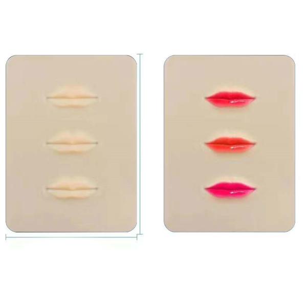 PMU Permanent Makeup Rubber 3D Lips Practice Skin Tattoo Mat To Practice Perfect