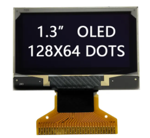 Cheap SH1106 1.3 Inch OLED Display 128x64 Dots with 30PIN Soldering FPC for sale