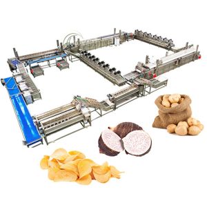 High Productivity Frozen French Fries Production Line for Fully Automatic