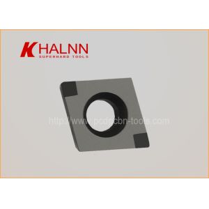 Cheap BN - H11 Brazed PCBN Inserts , Hard Turning Inserts Gear Wheel Steel Gears Inner Bore for sale