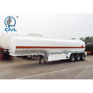 Volume 60m3 , 3 Axles Fly Ash Tank Semi Trailer Trucks With ABS , Rated Loading 33000kgs