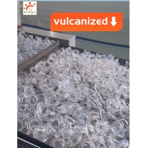 Round Shape Infant Silicone Nipple Individually Packaged