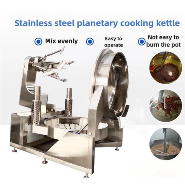 Free Spare Parts Industrial Gas Halwa Mysore Pak Sweets Cooking Mixer Cooker