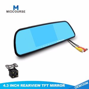 Nightvision Monitor Rear View Mirror / Hd Backup Camera System