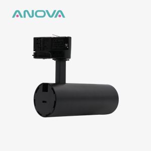 Aluminum Dimmable LED Track Light 15W 3 Phase 4 Wires Dimmable Track Lighting