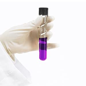 Borosilicate Glass Serological Test Tubes with Black Bakelite Screw Caps Silicon