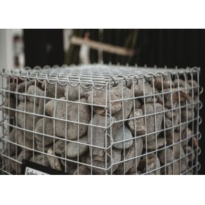 Pvc Coating Zinc Wire Welded Mesh Gabions For Inner House Yard Decoration