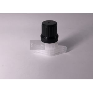 Black Color Injection Modeling 12mm Diameter Spout Cap Heal Seal