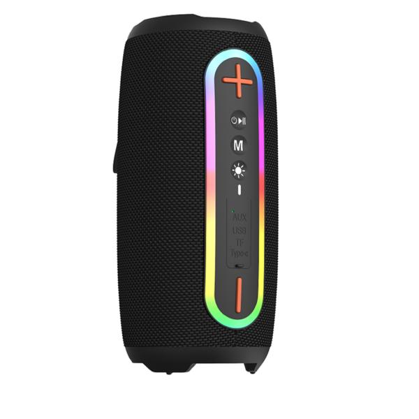 Bluetooth 5.3 2*10W Speakers 2400mAh Battery With Type-C Charging RGB Ambient