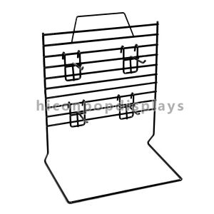 Wire Counter Display Racks / Hanging Display Shelf Powder Coated