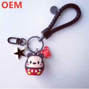 Custom 3d Cartoon Keychain Customization OEM Design PVC Plastic Keychain
