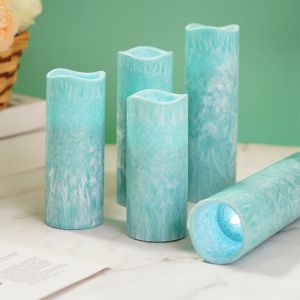 Electric Light Candles LED Candle With LED Wax Drop Dancing Flames And 2 X AA Battery