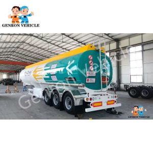 3 Axles 4 Compartments 40000L Liquid Tanker Trailer