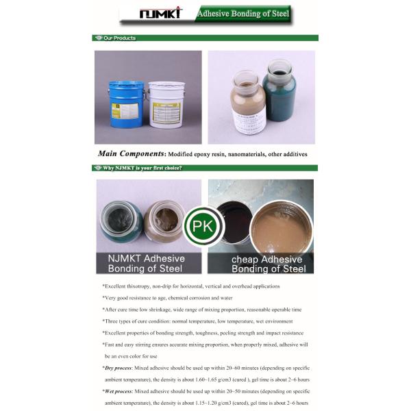 12 Months Shelf Life Modified Epoxy Resin Adhesive for Steel Plate and Rebar Bonding