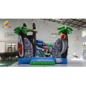 Anti Uv Jumping Fun Inflatable Play Park / Inflatable Kids Playground