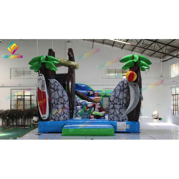 Quality Anti Uv Jumping Fun Inflatable Play Park / Inflatable Kids Playground wholesale