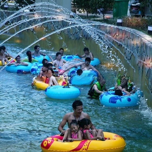 Quality 0.8m Depth Outdoor Lazy River Swimming Pool Rafting Indoor Pool wholesale