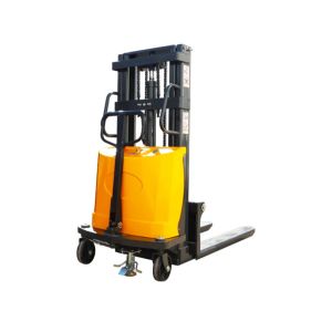 Portable Semi Electric Pallet Stacker Manual Lifter Electric Stacker Truck