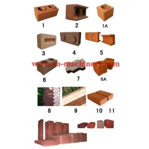 Small Concrete Block Machine/Manual Clay Brick Machine/1-40 Manual Brick Molding