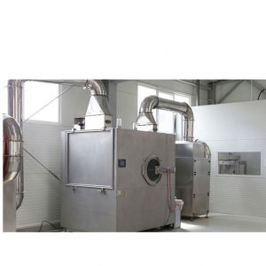 Three Phase High Efficiency Tablet Coating Machine , Film Coating Equipment