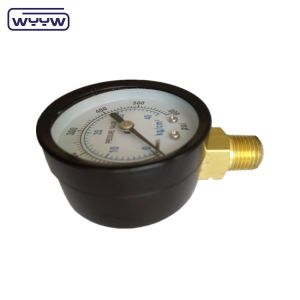 63mm dry 1/4" NPT Lower Mount Pressure Gauge