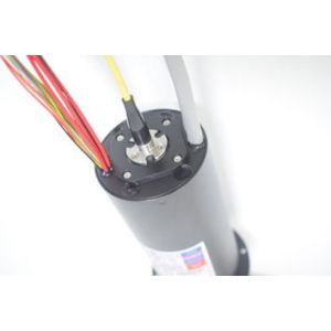 Four Gigabit Fiber Optic Rotary Joint , Rotary Joint Electrical Connector