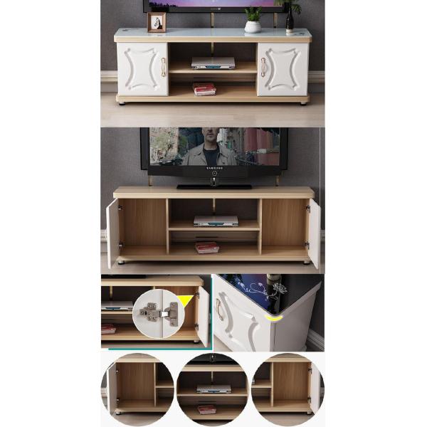 Home Living Room Furniture Modern Particle Board TV Stand Environmental Friendly