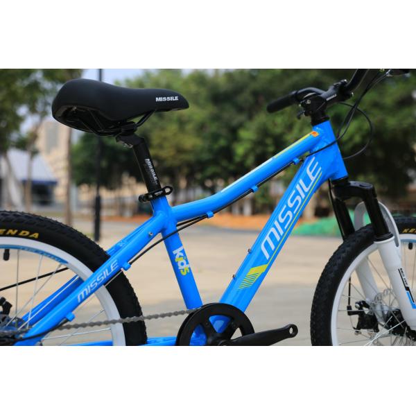 20 Inch Kids Bike Soft-tail Frame Red/Blue Training Wheels 3-8 Year Olds