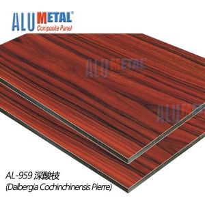0.06mm Painted Coated Aluminium Sheet 4mm Acm Panel 1250mm Indoor For Villa