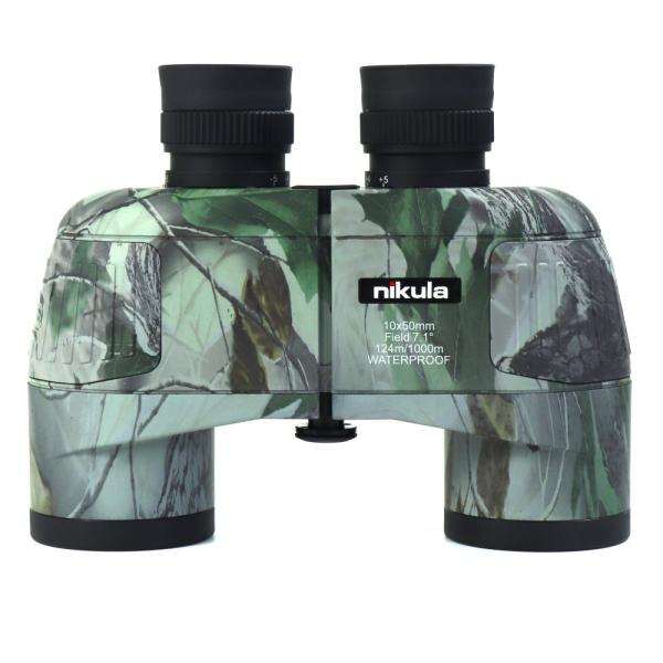 Camouflage binoculars 10x50 Zoom Telescope with Built-in Rangefinder Binocular HD High times Waterproof for hunting