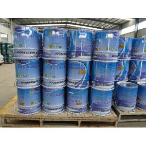 Blue Polyurethane Waterproof Coating For Bldg Basements Easy Construction