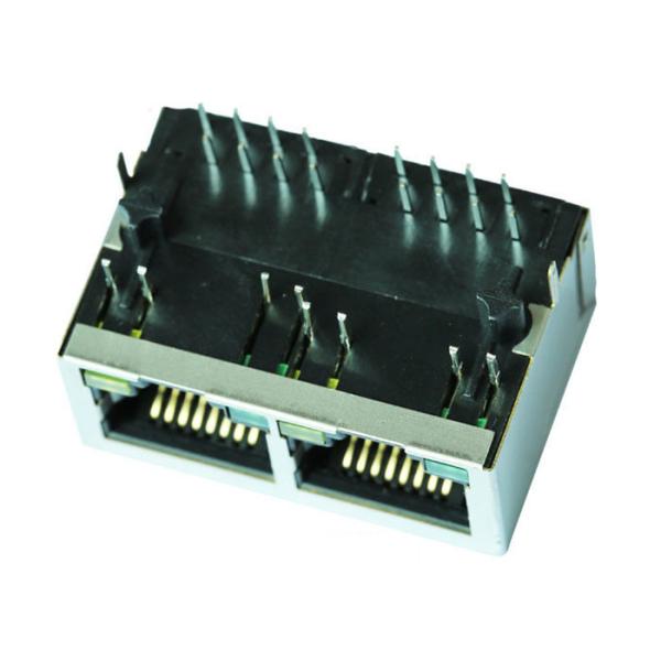 Quality ARJM12A2-811-AB-CW2 1X2 Multi - Port Rj45 Connectors 8P8C Shielded 5G Base - T wholesale